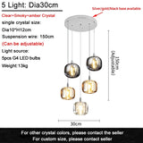 Modern Art Crystal Ball LED Chandelier - Long Staircase Hanging Lamp