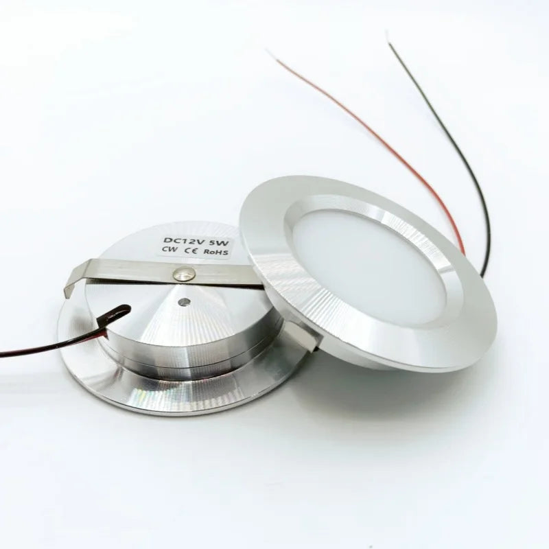 Cabinet lamp Ultra-thin LED 12V 3W  5W Dimmable lighting fixtures IP20 Power supply  Hotel, corridor, car decoration, restaurant