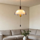 Acrylic Lampshade Pendant Lights Three E27 Bulb With Brown Wood For Bedroom Dining Room Kitchen Shop Lighting Fixtures