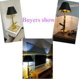 2025 New Modern Plated Table Lamps AK47 Gun Design Desk Decor Bedside Light Creative Living Room floor lamps Reading Night Light