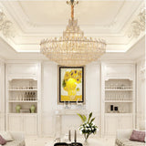 LED Luxury Light Fixture Lustre Crystal Ceiling Chandeliers Hanging Lamps Modern Decor High-end Home Appliance for Dining Room
