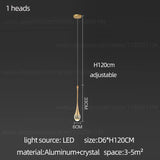 Crystal Chandelier Modern Villa Living Room Chandelier Hanging Lamp LED Crystal Lamp Exhibition Hall Staircase Pendant Lamp