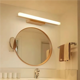 LED Mirror Lights Nordic Solid Wood Living Room Bedroom Bathroom Wall Lamp Aisle Staircase Hallway Indoor Decor Wall Light