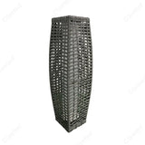 Creative New LED Solar Imitation Rattan Hollow Floor Lamp for Outdoor Courtyard Garden Projection Atmosphere Lighting