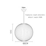 Denmark Designer Silk Pendant Lamp Living Room Hotel Hall Restaurant Hanglamp Home Decoration LED Lighting Factory Direct Sales