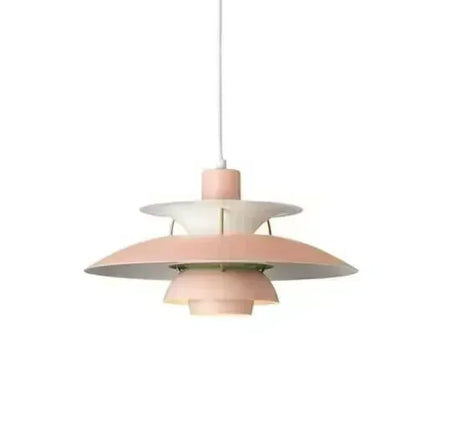Iron Pendant Light E27 LED Chandelier Nordic Colorful Umbrella Lamp Dinning Table Ceiling Decors Kitchen Droplight