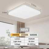 Modern LED Ceiling Panel Light - 18W 24W 36W 48W Indoor Lamp