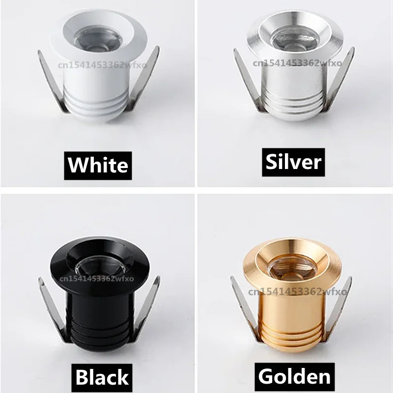 Dimmable LED Mini ceiling light 3W spotlight AC85-265V downlight COB anti-glare aluminum household commercial lighting bulb