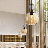Modern stained glass chandelier Restaurant bar bedside creative bedroom personality model room Pendant lamp home decor Light
