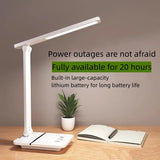 LED desk lamp eye protection desk student writing reading lamp smartphone wireless charging bedside lamp