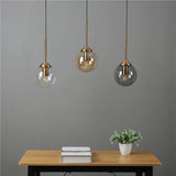 Nordic Modern Glass Pendant Lights LED Hanging Lamp for Kitchen Dining Room Bedroom Nordic Pendant Lamps Home Lighting Fixtures