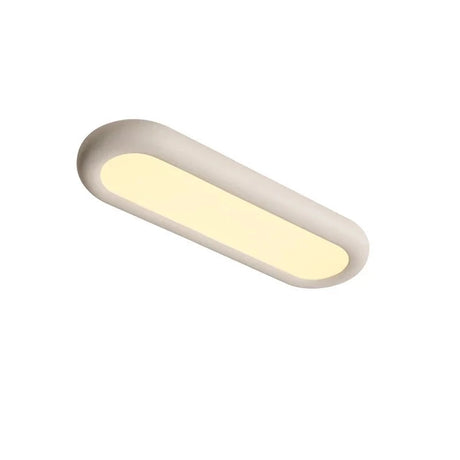 Smart Home Rectangular Bedroom Balcony Hallway Ceiling Light Milk White Resin New Indoor House Lighting Design Lamp and Lanterns