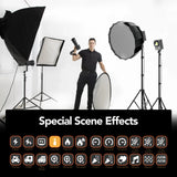 330W LED Video Light - 2700K-6500K Bi-Color Spotlight with Bowens Mount