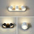 Modern Wall Sconces ,Led Wall Light 330 degrees swivel, 6500k White Light 3000K Light Up Downlight, Aluminum alloy Wall Light