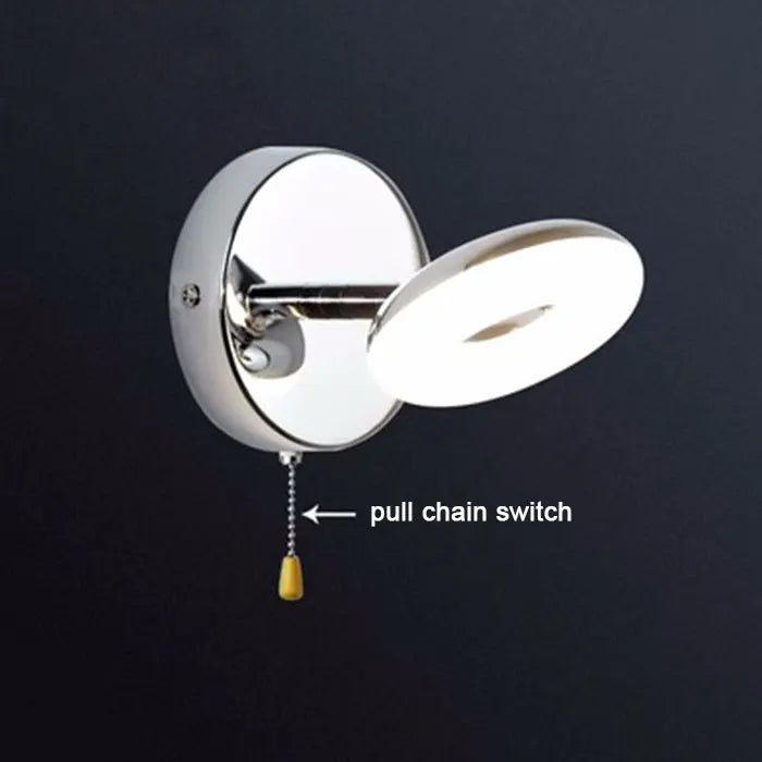 Modern minimalist 5W LED wall lamp bedside reading adjustment angle lights 3000K 4000K 6000K mirror front lamp bathroom lighting