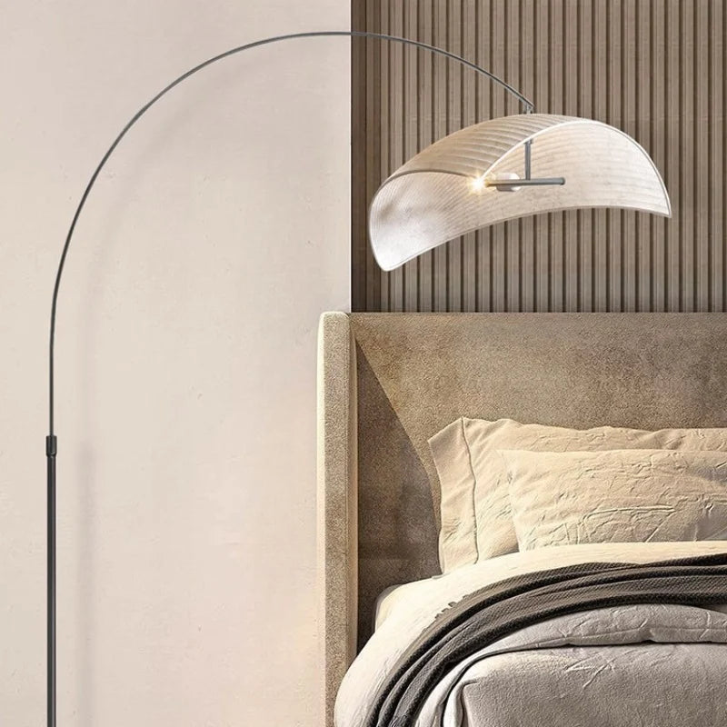 Modern Adjustable Nordic LED Floor Lamp - Creative Antique Art Standing Light Fixture for High-End Living Room Sofa & Bedroom