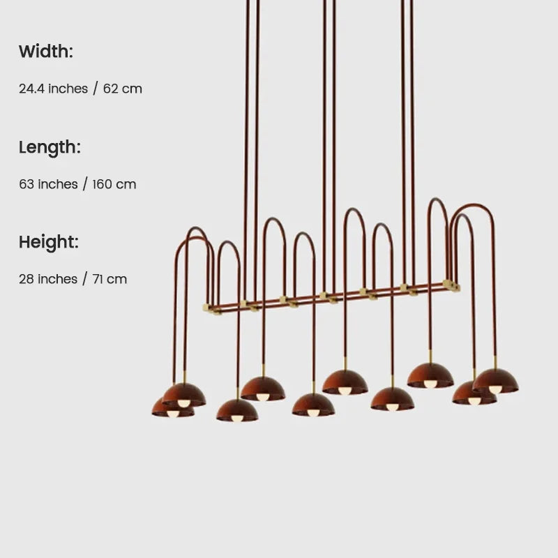 Modern Simplicity Luxury Stylish LED Pendant Lights Metal Hanging Lamps for Dining Room Hall Café Bar Home Decoration Art Design