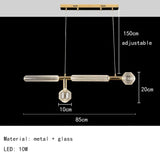 Nordic Luxury Art Glass Chandelier Creative Bar Villa Hotel Clubhouse Restaurant High End Pendant Lamp Home Decor Lighting
