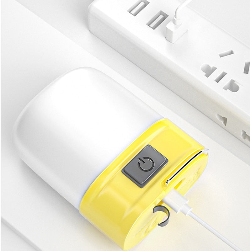 C2 New Mini Tent Lamp Usb Rechargeable Cob Led Light  Ip65 Lithium Battery Bright Portable Lantern For Outdoor Camping Lights