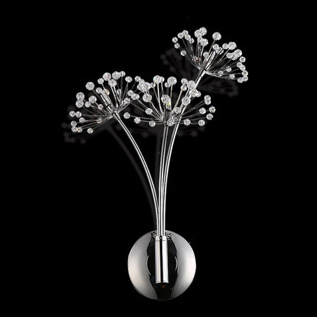 INS Modern Simple LED Bedside Lamp Living Room Bedroom Wedding Dress Shop Decors Crystal Study Dandelion Standing  Floor Light