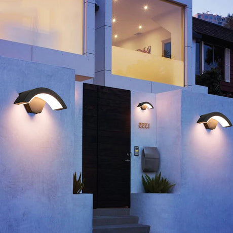 20W/36W Outdoor Modern LED Wall Lamp Motion Sensor Waterproof IP65 Front Door Garden Sconces Porch Landscape Decors Wall Lighting