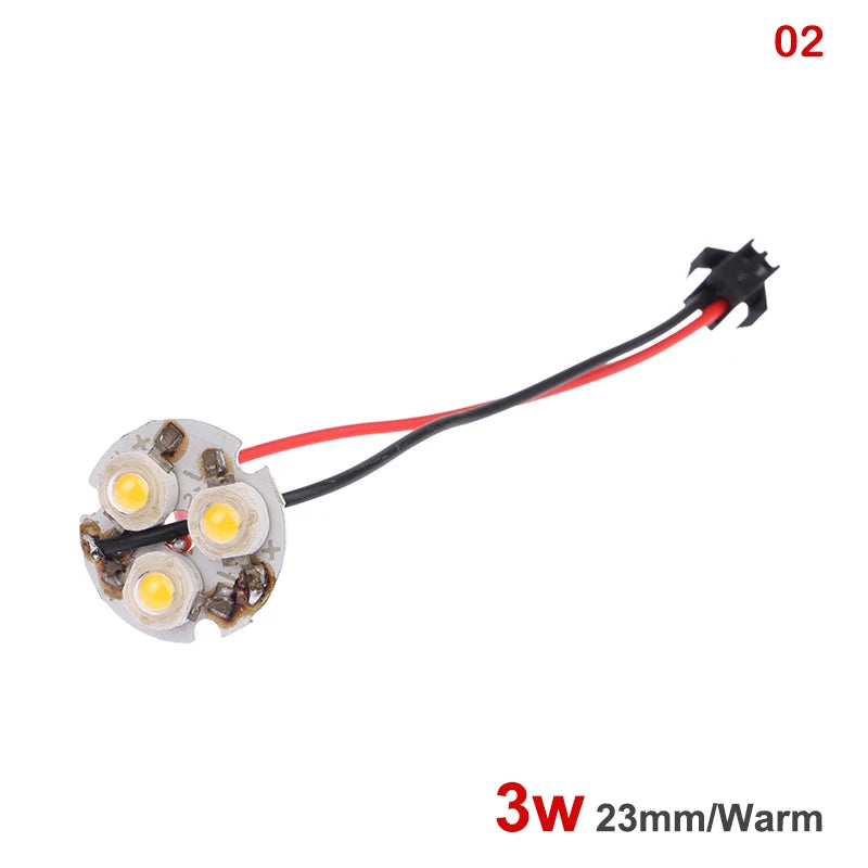 High Brightness LED 3W/4W/5W Lamp Bead Light Board Bulb Round Transformation Light Source 23/28mm Indoor Light