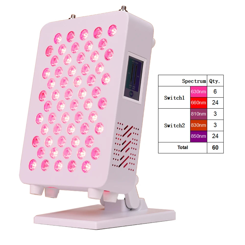 Red Light Therapy OEM/ODM 5 Wavelengths Pulse Model Full Body Use 300-3600W Infrared PDT Touch Screen LED Red Light Therapy Panel Device