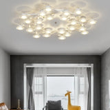 Nordic Living Room Ceiling Lights Post-modern Minimalist Bedroom And Study Lights Artistic Creativity Led Plum Blossom Lights