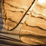 LED Retro Glass Pendant Light petal Shape bedroom Loft Home Light Restaurant Bar Bedroom Coffee Book bar chandelier