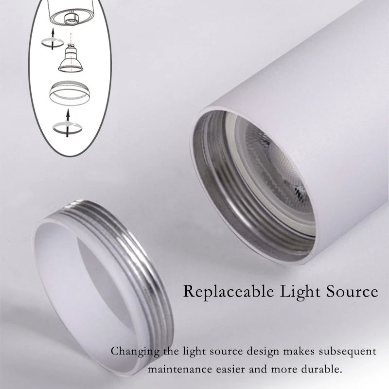 Led Spotlights Surface Mounted Led Downlight GU10 Foldable Living Room Light Fixture Aluminum Ceiling Lamp for Home Kitchen Lamp