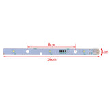 2-Pack Refrigerator LED Light Bar Strip for Hisense / Rongsheng (DC12V 2W, 16cm) - Replacement Model E349766 MDDZ-162A 1629348