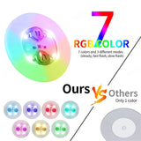 LED Bottle Coaster Sticker Lights (1–200 PCS) - Luminous Cup Lights for Bar, KTV, Wedding, Party & Vase Decoration
