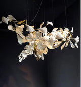 Chandeliers for Dining Room Decor Ceramics Led Lamp Lustre Nordic Ceiling Chandelier Kitchen Living Center Table Indoor Lighting