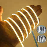 Ultra-Slim 5mm COB LED Strip Light - 12V 24V 400 LEDs/M Flexible Ribbon