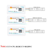 Wi-Fi Smart Controller Tuya Alexa Google Home Voice DC5-24V Single color Dimmer CCT RGB RGBW RGBCCT 5 in 1 LED Strip APP 2.4G RF