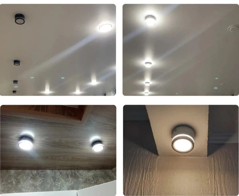 Surface Mounted Ceiling Downlight Lamp Spotlight 5/10/15w Cob Led Spot Lights Ceiling Fixtures Lighting For Bedroom Kitchen Home