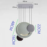 Scandinavian LED Chandelier - Modern Nordic Pendant Lamp for Dining & Kitchen