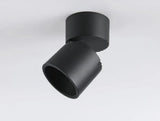 Folding Surface Mount LED Spotlight - No-Drill Anti-Glare Ceiling Downlight
