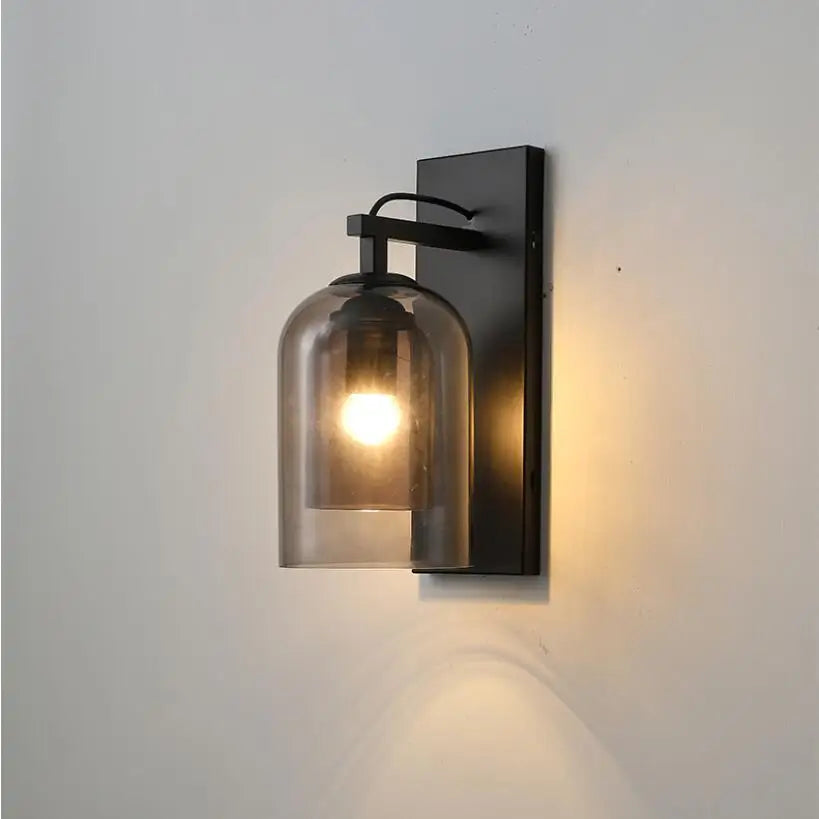 Industrial wall light Creative Glass Wall Lamps Loft Luminaires for Living Room Bedroom Aisle Staircase Decors Sconce Lamp