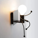 LED Wall Lights 110V-220V E27 Base Nordic Style For Home Bedroom Bedside Living Room Minimalist Sconce Light Art Decors Lamps
