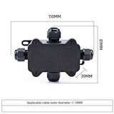 IP68 Waterproof Submersible Junction Box - Weatherproof Outdoor Cable Connector & Electrical Box for Underwater & Garden Use