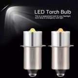 5W/3W LED Flashlight Upgrade Bulb (6V-24V) - White & Warm White Replacement Lamp