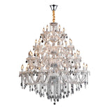 Extra Large Crystal Chandelier Lighting Top Grade K9 Crystals Hotel Large Lights For Villa Foyer 110v-220v  Luxury 3/4  Layers