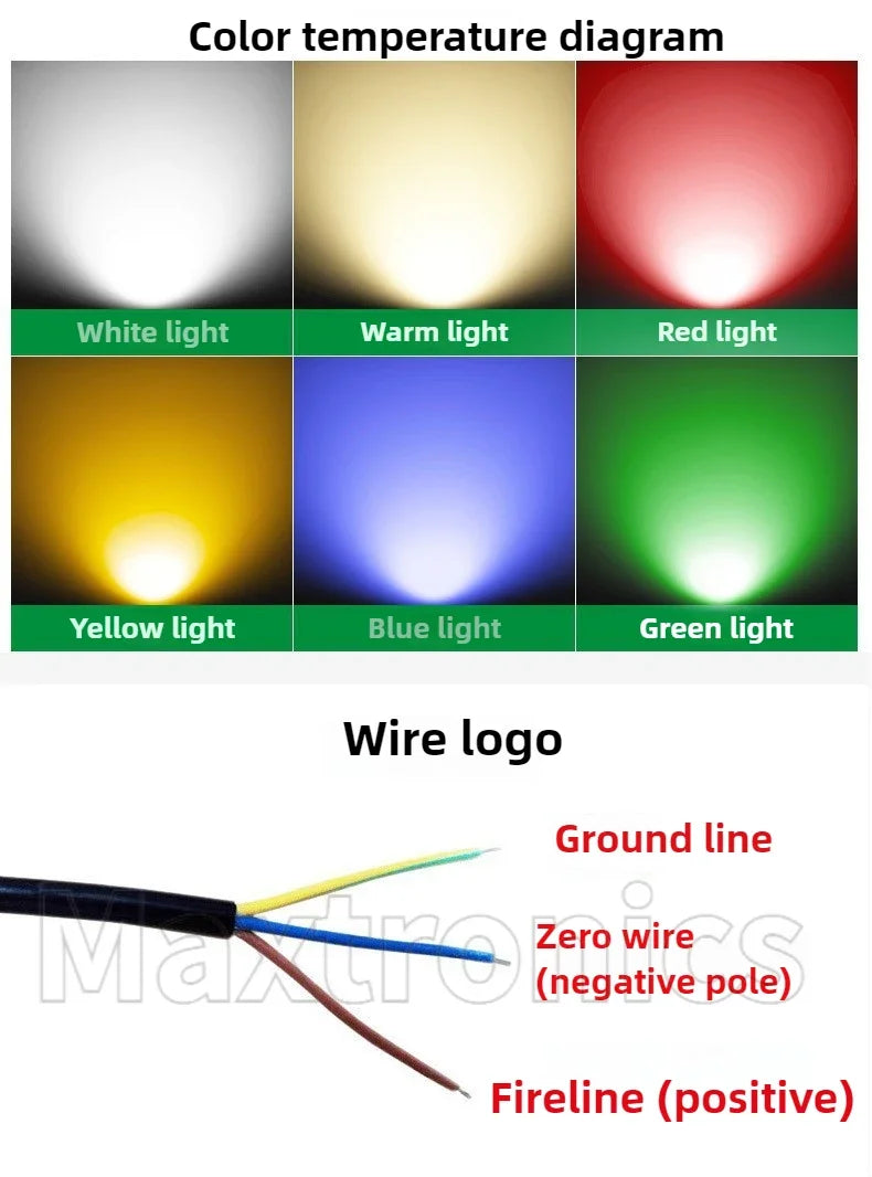 NEW 7 Color RGB LED Spotlight With Remote 10W 20W 30W 50W IP65 Waterproof for Outdoor Garden Projector Lighting LED Flood Lights