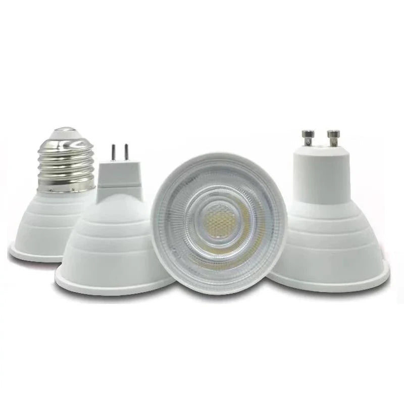 Super Bright 6W COB LED Spotlight Bulb (220V) - High-Quality Aluminum Lamp (E27 / E14 / GU10 / MR16)
