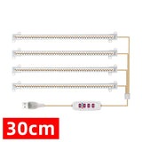 Grow Light Strips Bar for Indoor Plants 42-288 LEDs Sunlight Full Spectrum Plant Lamp with Auto On/Off Timer Dimmable