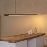 Nordic Solid Wooden Pendant Lighting LED Lamps for Dining Living Room Kitchen Office Shop Long Hanging Indoor Lighting Fixtures