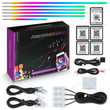 18-in-1 RGB Symphony LED Car Ambient Lighting - Bluetooth App Control Kit