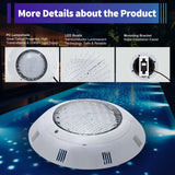 IP68 Submersible Pond & Fountain Light - 45W RGB LED with 2500/3600lm Output