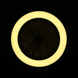 LED Light Ceiling Fan with Lamp Remote Control Modern Lighting 72W Three-color Adjustable 22 inch